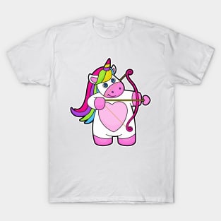 Unicorn as Archer with Bow & Arrow T-Shirt